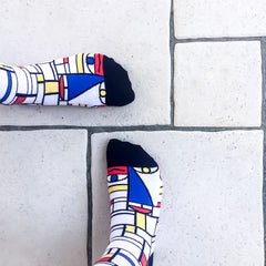 Artist Socks- Mondrian