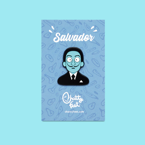 Salvador Enamel Badge