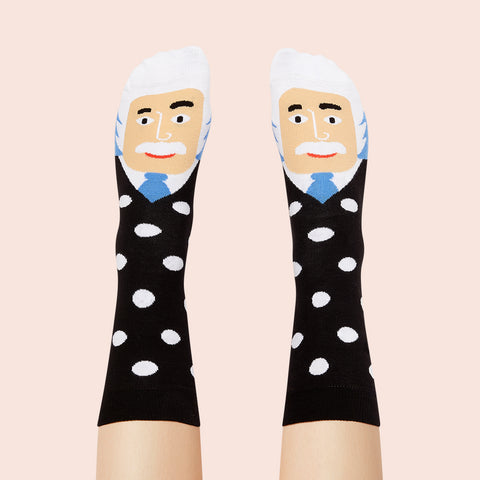 ChattyFeet -Science socks with a cool illustrated character 