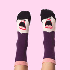 Fun gift idea for kids - Illustrated Opera singer socks