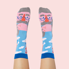 Artist Socks inspired by The Thinker