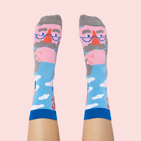 Artist Socks inspired by The Thinker
