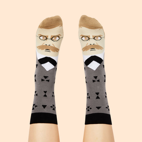 Cool Philosopher Socks by ChattyFeet