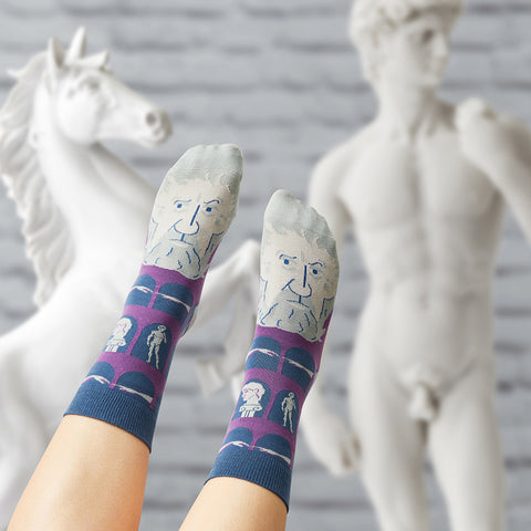 Fun Art Socks - Michelangel-Toes