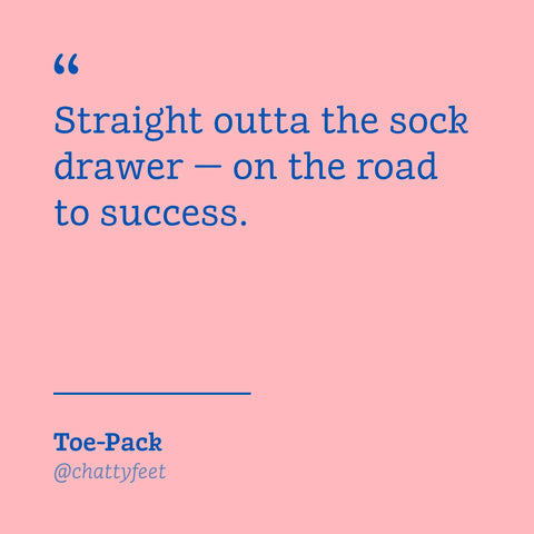 Toe-Pack Rapper Socks