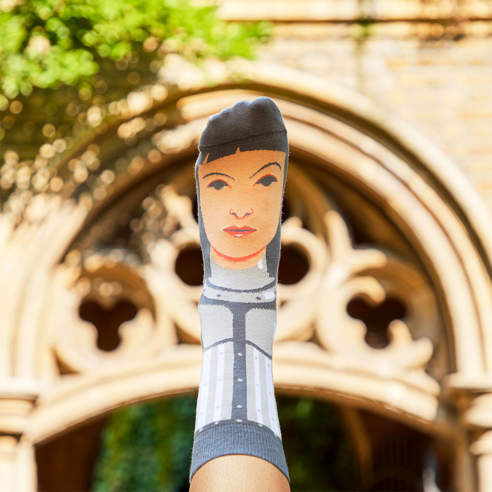 Funny History Socks Joan of Arc Socks ChattyFeet