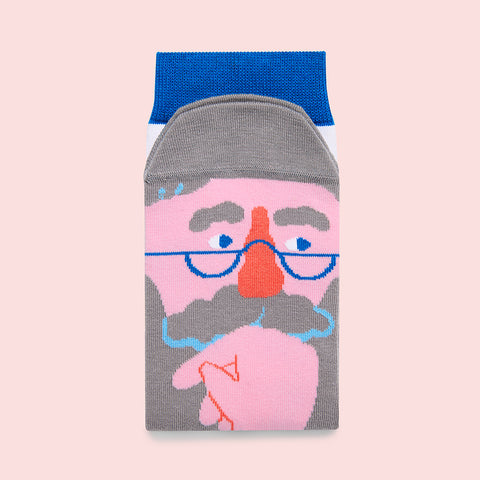 The Thinker Socks by ChattyFeet