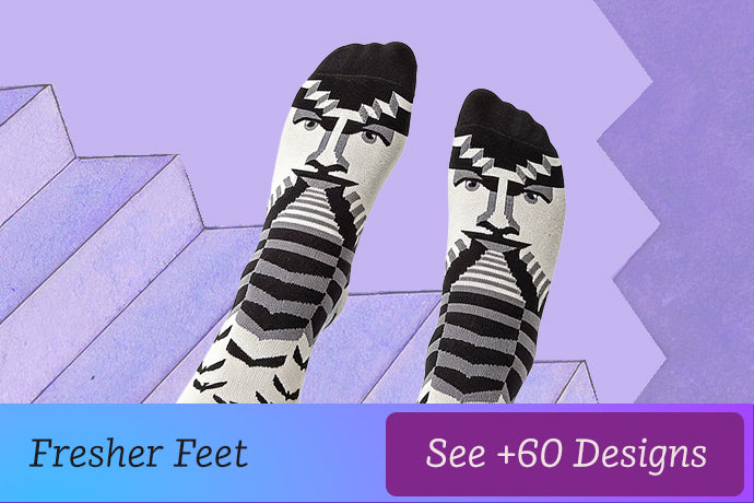 Crazy Stairs Art Socks