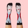 Giant spider artwork socks
