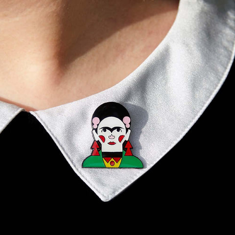 Artist enamel pin - Frida by ChattyFeet