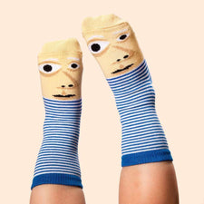 Art socks for kids - Feetasso character illustration