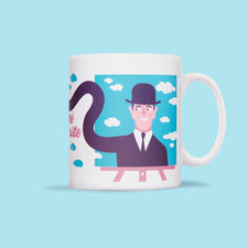 Gifts for artists - Rene Mug-ritte art mug