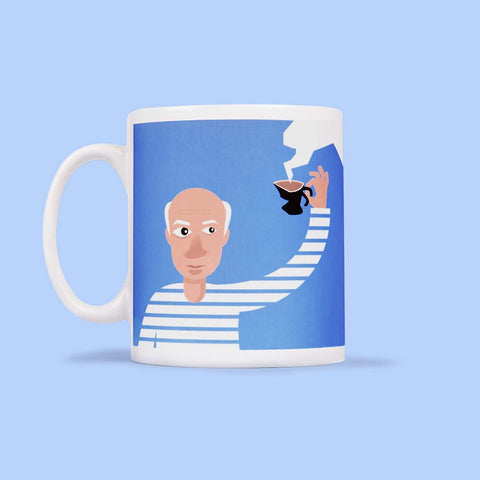 Art Mug - Illustrated artist - Teacasso by ChattyFeet