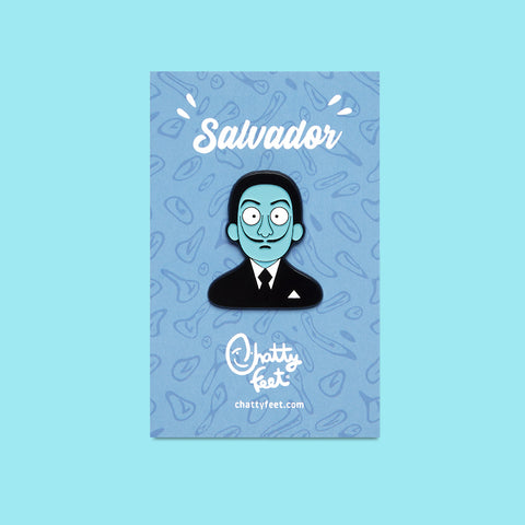 Salvador Enamel Badge