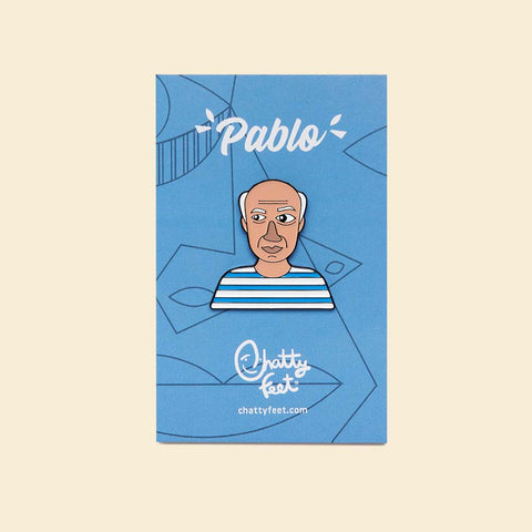 Gifts for artists - Pablo enamel pin by ChattyFeet