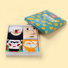 Gift for artists - Funky socks for art lovers - ChattyFeet