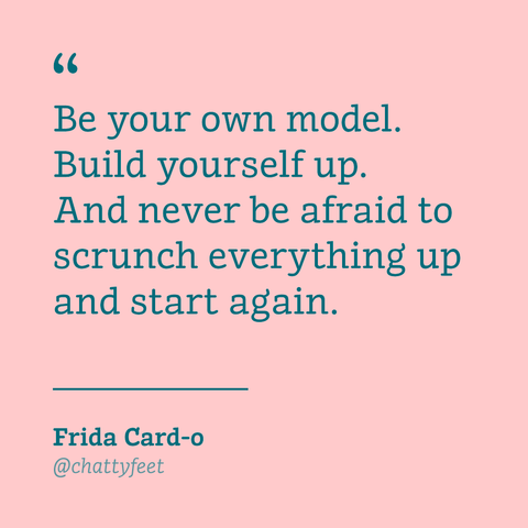 Paper Building Models - Artist Frida Card-o