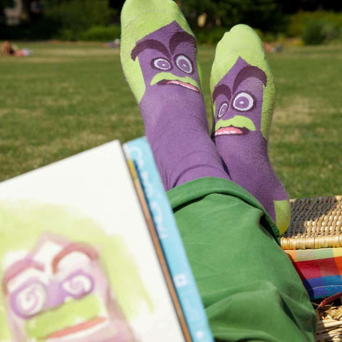 cool birthday gift - funky socks with characters 