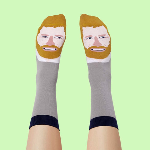 Birthday Gifts For Royal Fans- Hurry Feet Funny Socks