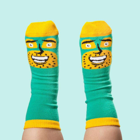 Cool socks for kids - Commander Awesome Jr by ChattyFeet