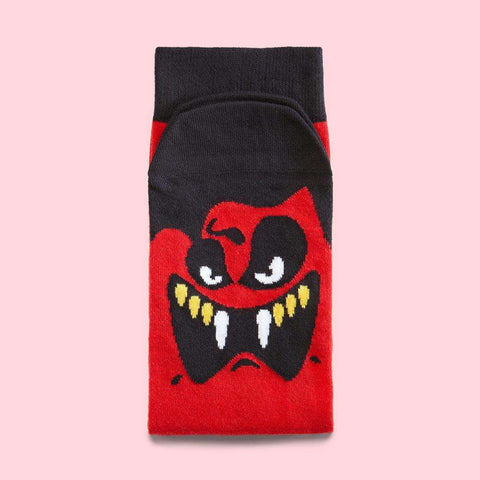 Cool vampire socks - Mr. Zukkato illustrated character