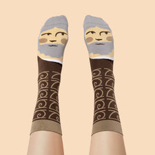 Art Socks - Leonardo Toe Vinci by ChattyFeet