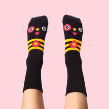 Crazy socks for toddlers - Meggy character designer 