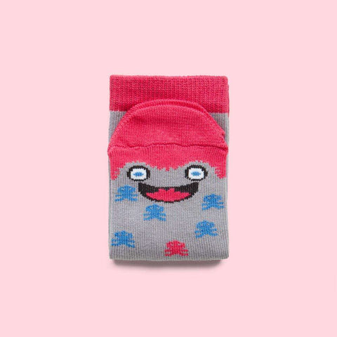 Funny kids socks - Miko illustrated character