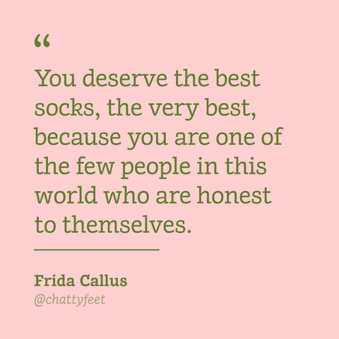 Wear artist socks - Frida Callus character design