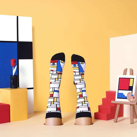 Gifts for artists - ChattyFeet Mondrian socks 
