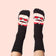Funky rockabilly socks for kids - Illustrated character design