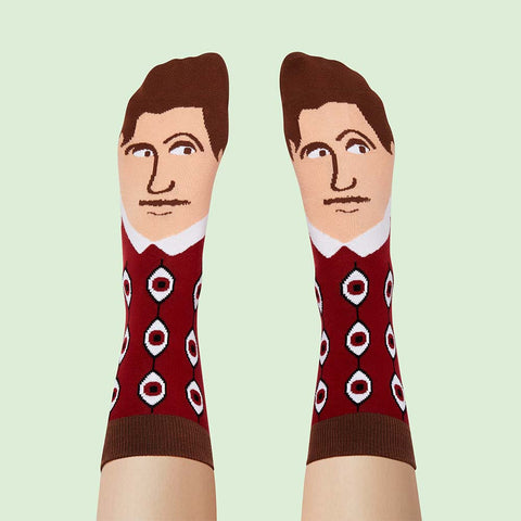 ChattyFeet -Funny Socks For Booklovers - George Toewell