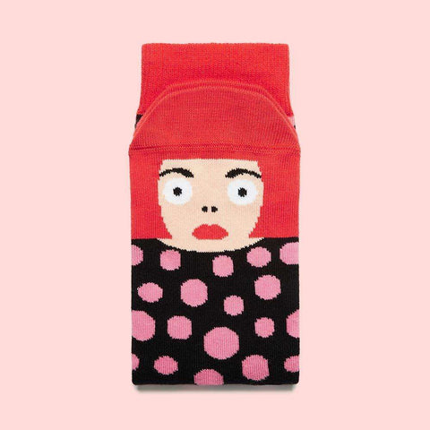 Art socks for women & men - Yayoi Toesama design