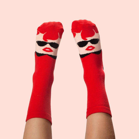 Kids funny socks - Sandy design by ChattyFeet