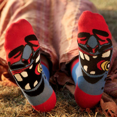 Buy cool socks with faces- Murdoc style