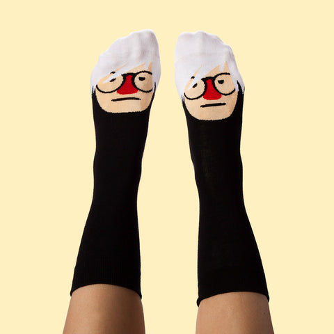 Funny Art Socks - ChattyFeet - Andy Sock-Hole design