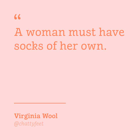Bookworm gifts- Cool Socks- Virginia Wool