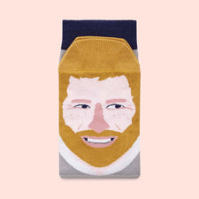 Funny Socks - Prince Hurry Feet Design by ChattyFeet
