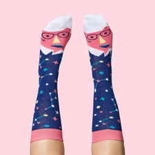 Funny socks for science lovers - Stephen Toeking