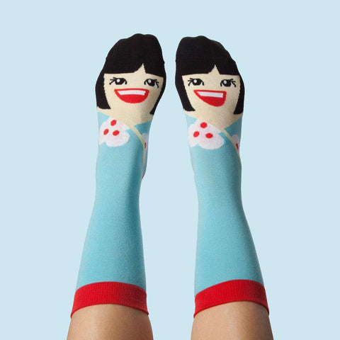 Illustrated Character Socks - Yoko Mono