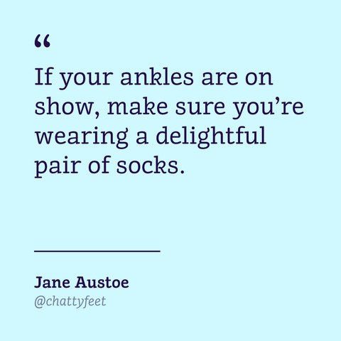 ChattyFeet - Jane Austen Inspired Cool Socks