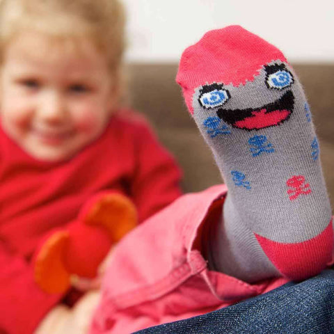 Fun kids socks - Miko illustrated design