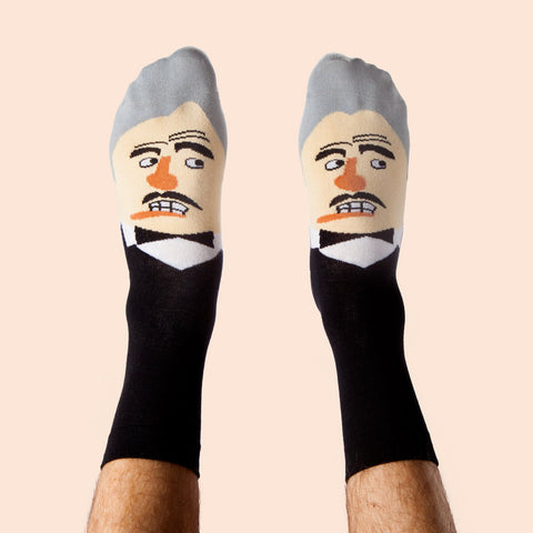 Novelty socks for Men & Women - ChattyFeet - Don Cottone - Sockfather