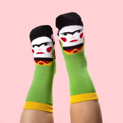 Art gift for kids - funny artist socks - Frida Callus