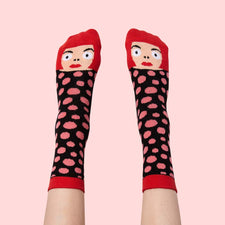 Gift ideas for young artists - Yayoi Toesama art socks