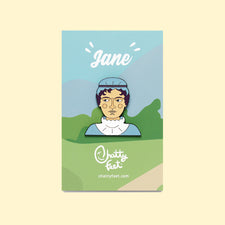 Literature Inspired Enamel Pin- Jane