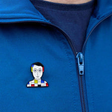 Artist Character on Enamel Pin