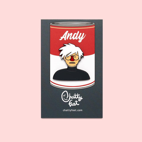 Pop Art Enamel Pin - Andy