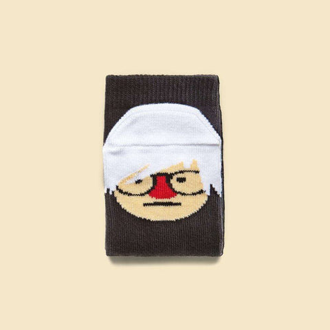 funky socks for kids - pop-art character Andy Sock-Hole