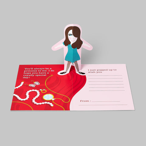 Pop-Up Greeting Card- Kate